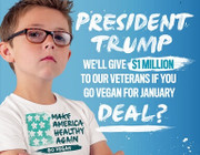 Million Dollar Vegan: “We are Making Sure the President Will Hear Our Message!”