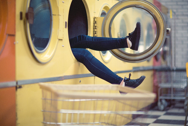 Denim doesn't always thrive well in a washing machines.