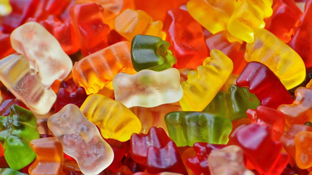 Homemade gummy bears