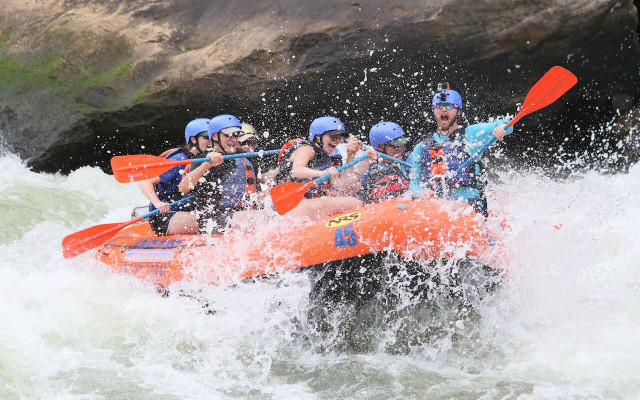 There are many risks associated with white water rafting. 