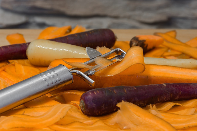 You can fry carrot peels the same way as potato skins! 