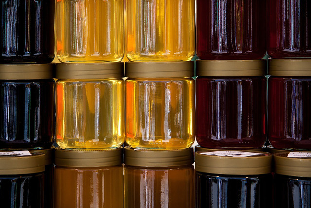 Unprocessed honey comes in many colors, tastes and textures.