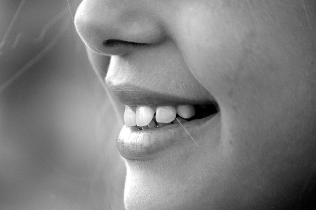 Benefits of quitting smoking can include a brighter smile.