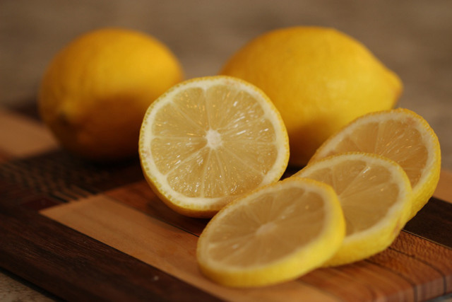 Lemons contain citric acid which can help to clean your garbage disposal.