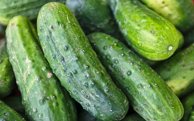 Before preserving cucumbers, make sure to give them a good wash. 