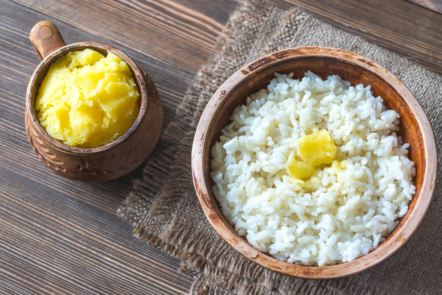 Ghee is high in good fats and is sometimes seen as a healthier alternative to butter.