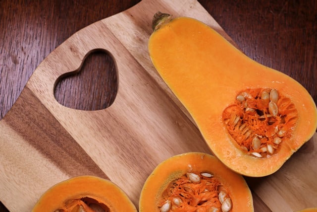 You can freeze raw butternut squash using this simple method. 