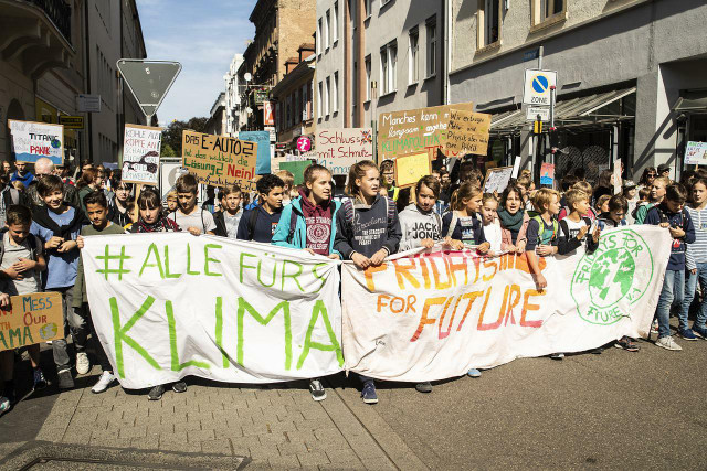 Fridays For Future is demanding a global effort towards climate protection