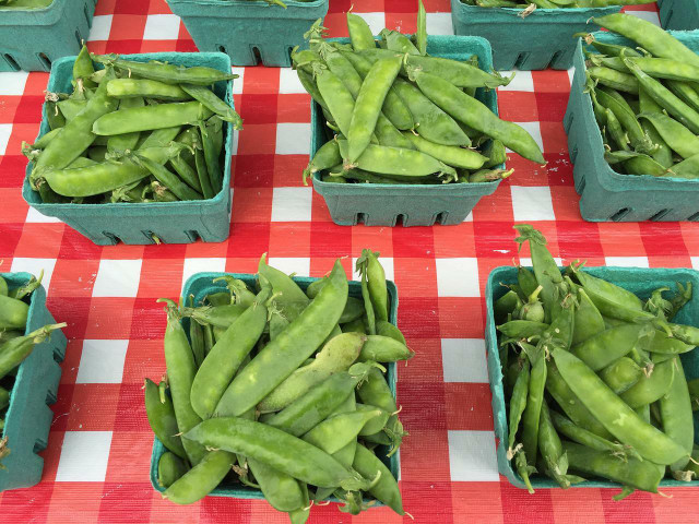 Eat the pod and the sugar snap pea inside.