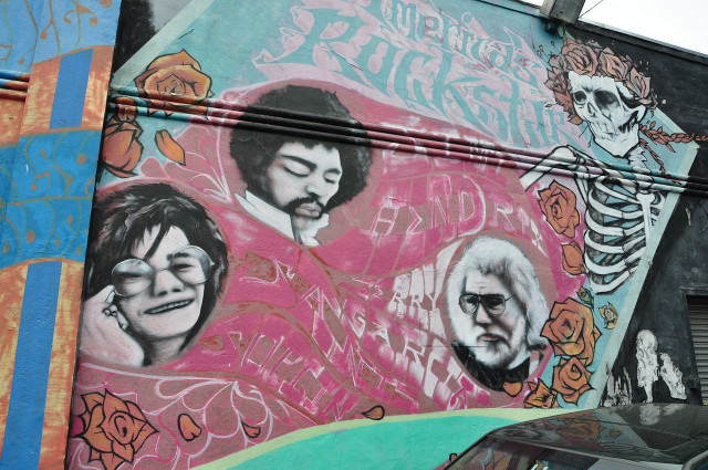 Admire the murals around Haight-Ashbury.