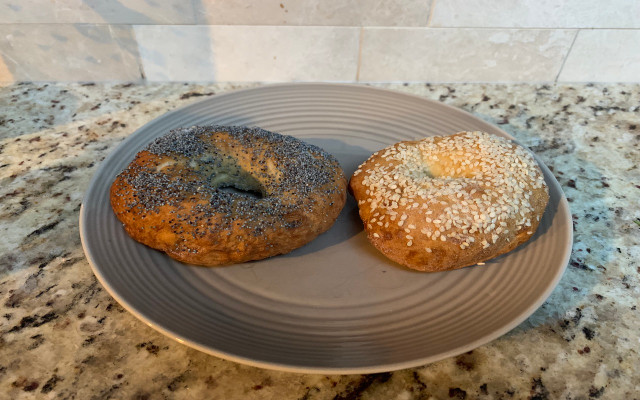 While the bagels were delicious, I don't think this hack did much. 