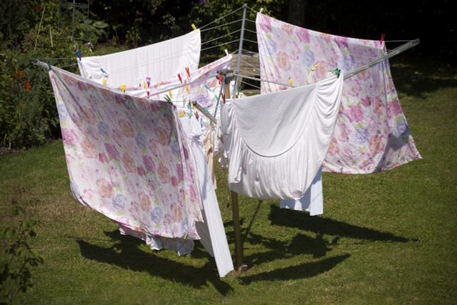 Air-drying laundry is better for the environment and your wallet! 