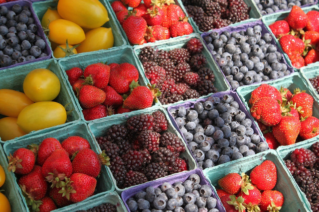 Head to your local farmers' market for some delicious fruit and veg.