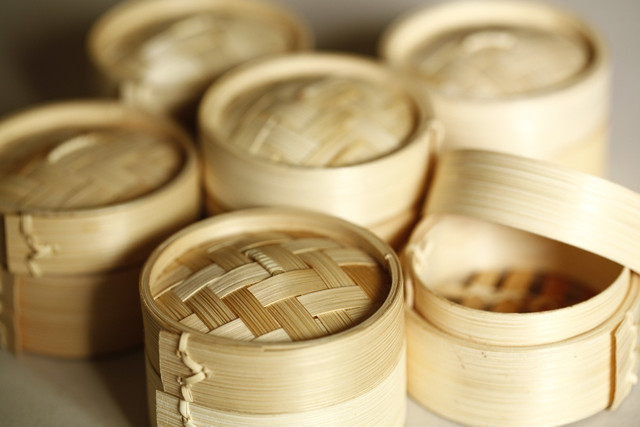 Bamboo steamers are perfect for making mantou.