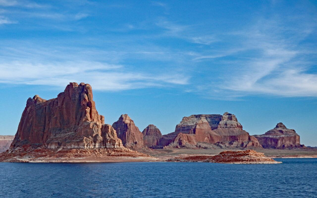 Where else can you paddle around and view giant rock formations?