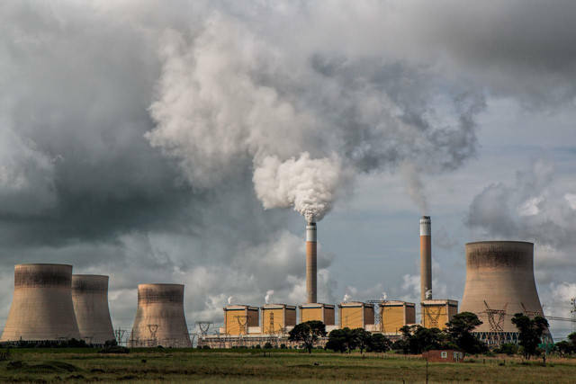 Industrial facilities pump out greenhouse gases which cause air pollution. 