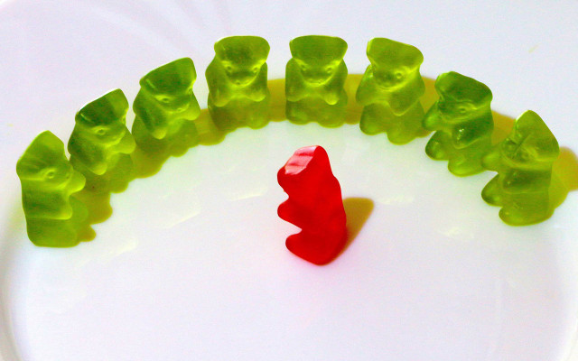 Gummy bears circle