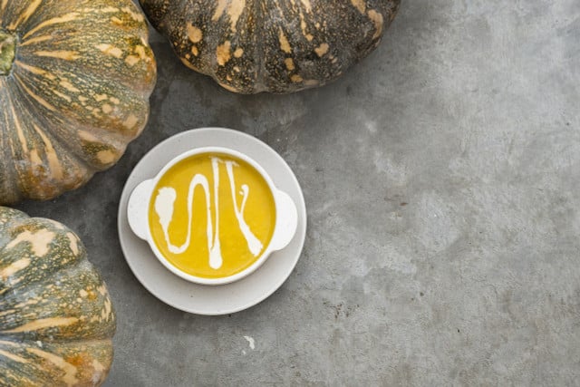 For an even creamier winter squash soup, try adding organic coconut milk. 