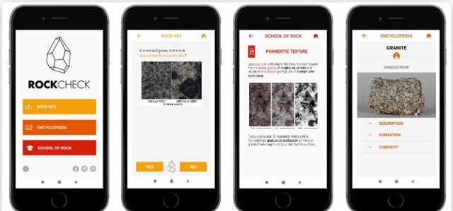 Rockcheck is an excellent rock identifier app for students and teachers.