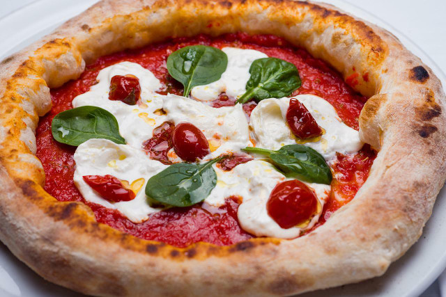 Chickpea flour is a good substitute in making pizza dough.