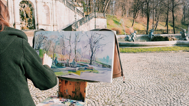 The combination of fresh air and art will lift your mood.
