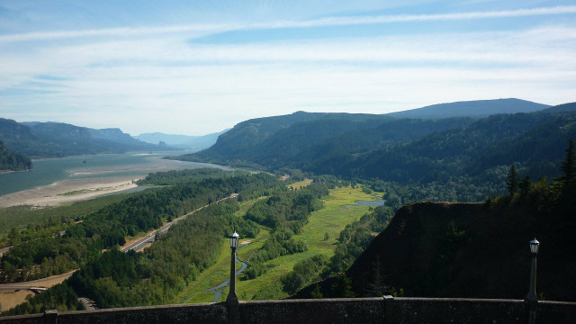 Camping and hiking are readily available in the Columbia River Gorge. 