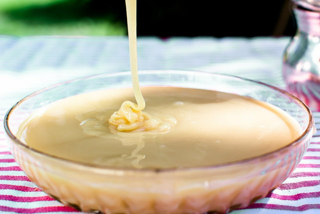 Condensed milk is a common ingredient in baking recipes.