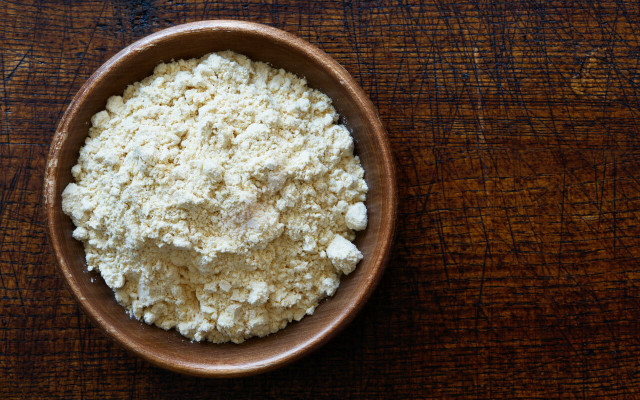 Making your own gram or chickpea flour requires little more than a powerful food processor.