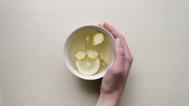 Ginger water recipe cup tea