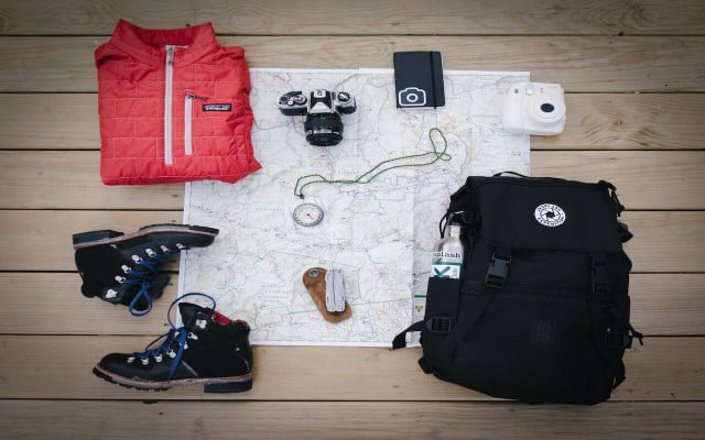You can pack fairly light if you're just going for a day hike. 