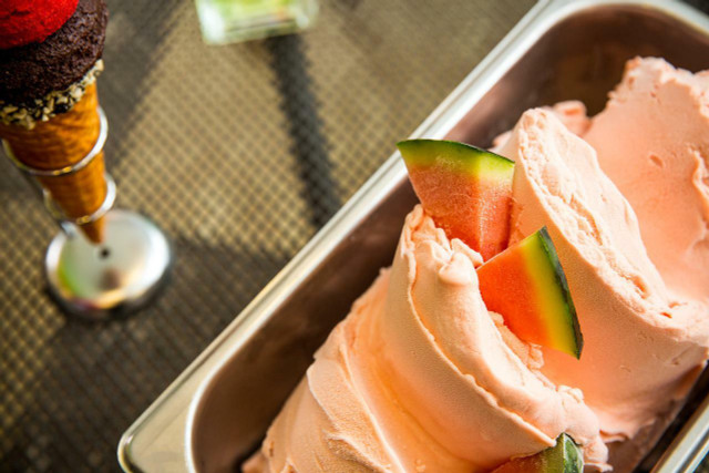 You can easily freeze watermelon to make your own watermelon sorbet at home.