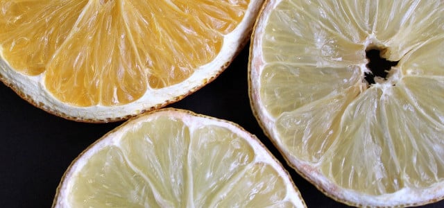 candied lemon slices