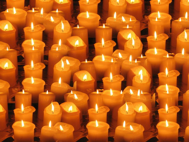 You can make a new candle from leftover wax.