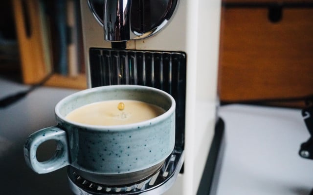 Fill your reusable Nespresso pods form Mister Barista straight from the jar.