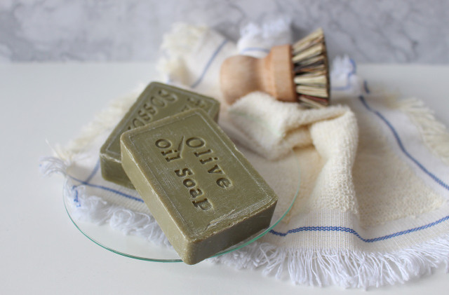 Castile soap is super versatile and often comes in solid bars.