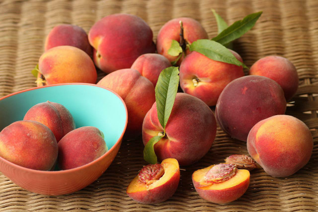 If you can't find peaches for your peach punch, you can also use nectarines. 