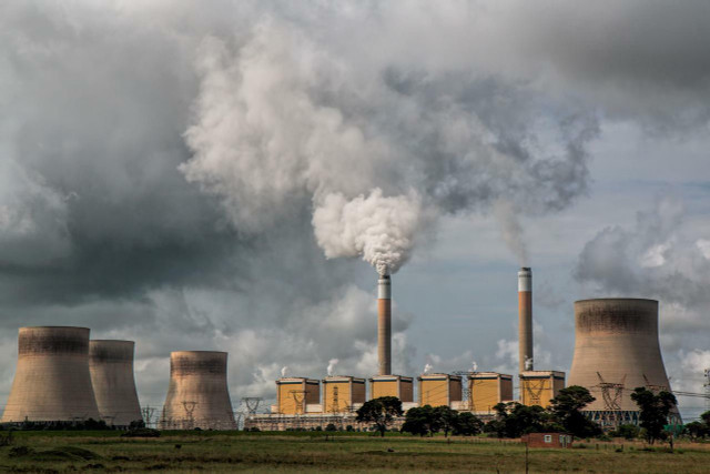Industrial facilities pump out greenhouse gases which cause air pollution. 