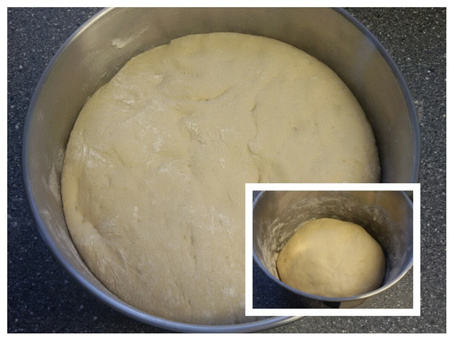 How to make pizza dough: kneading the dough