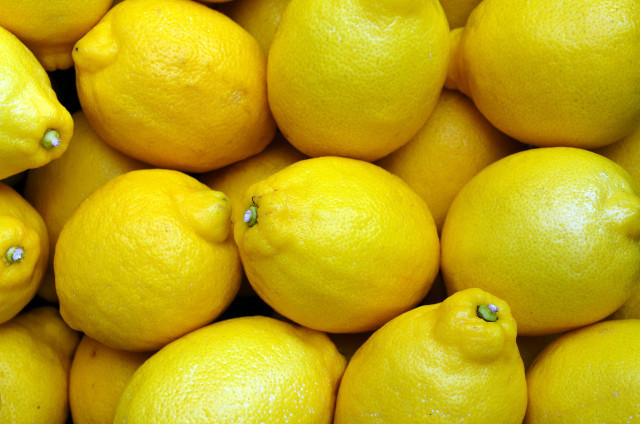 Don't throw away your old lemons., use them as a limescale remover instead