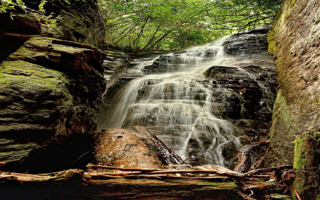 Enjoy several waterfalls on your trip to Raven Cliff Falls. 