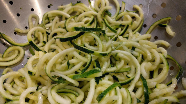 Vegetables can be made into low-carb pasta using a spiralizer.