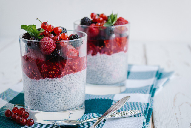 Chia pudding is thick, high in fiber and versatile.