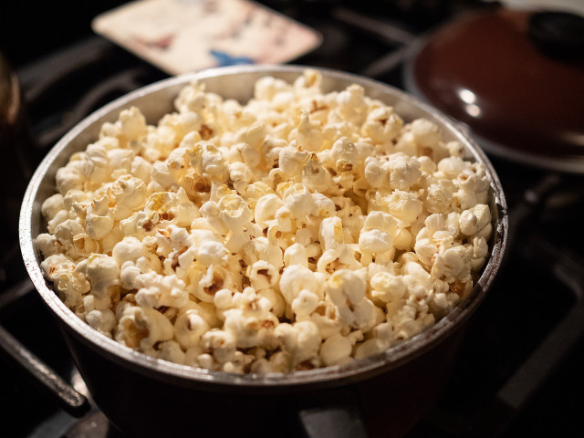 This homemade kettle corn recipe only requires a few ingredients and less than 20 minutes.
