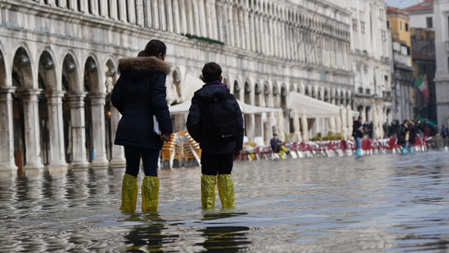 Flooding has become more and more common in Venice.