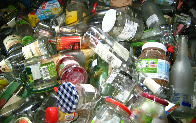 Make sure to clean and rinse your food containers before you toss them in the recycling.