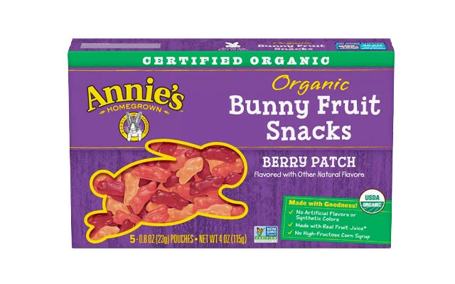 annies organic bunny fruit snack vegan gummy bears