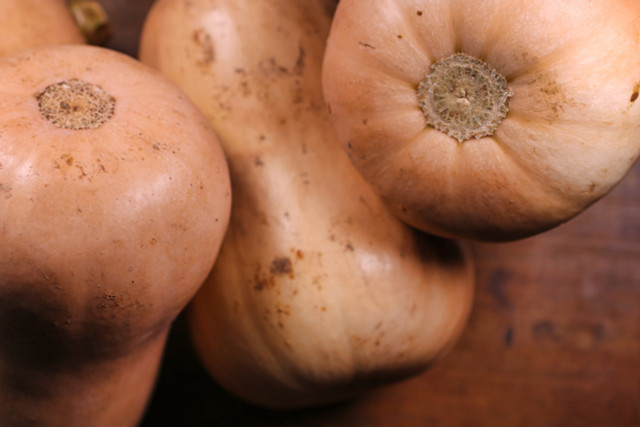 Don't pile up your butternut squash. 