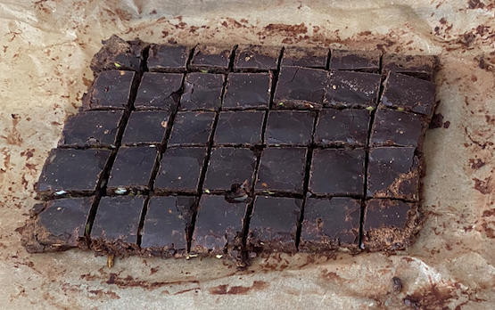 Enjoy this vegan chocolate while cold and slightly hard, or soft and fudgy at room temperature. 