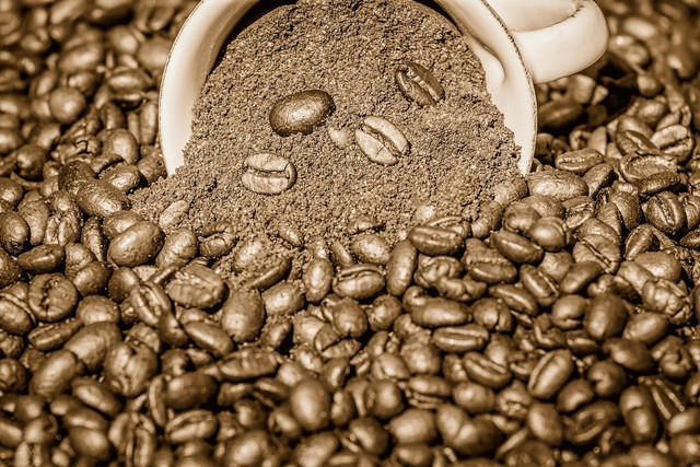 Coffee grounds are on the list of what not to put in your garbage disposal.
