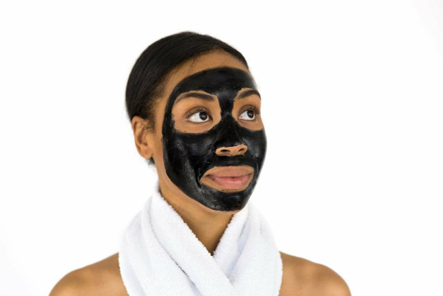 Coconut charcoal is often advertised as an active ingredient in face masks.